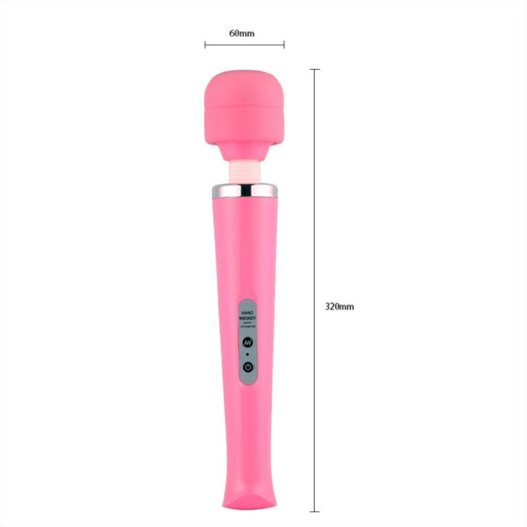 rechargeable 10 speed magic wand massager black