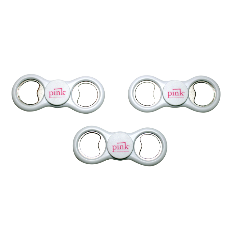 pink bottle opener fidget spinner pink