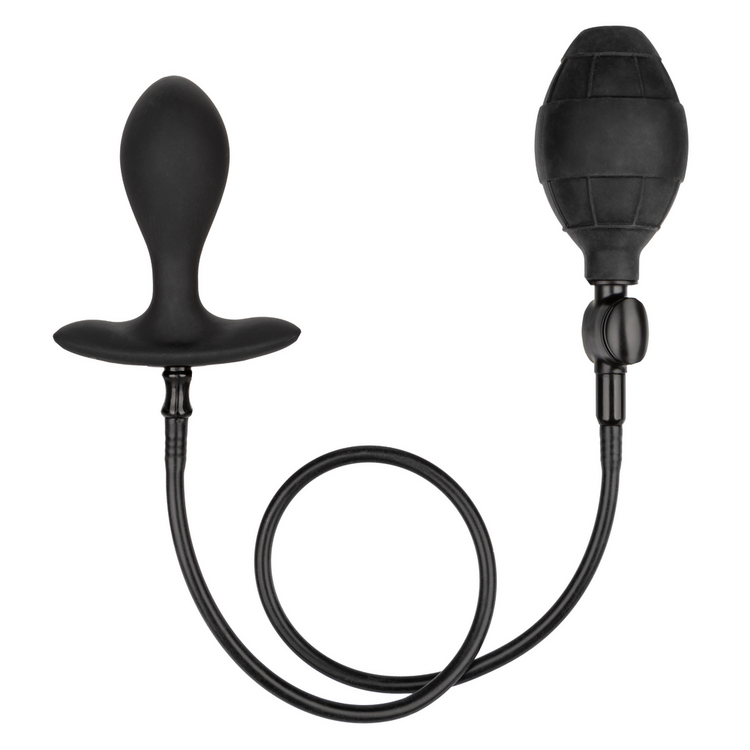 weighted silicone inflatable plug medium