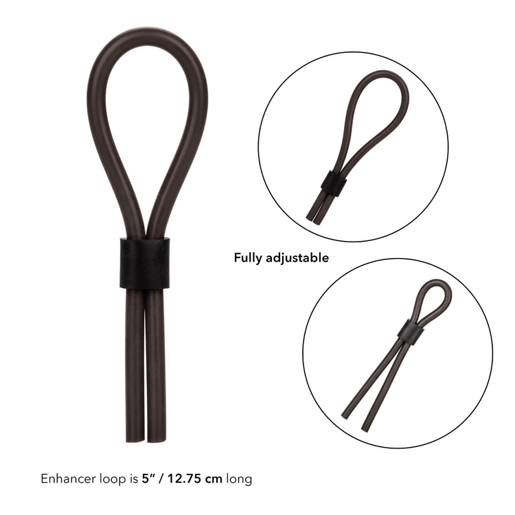 silicone stud lasso black