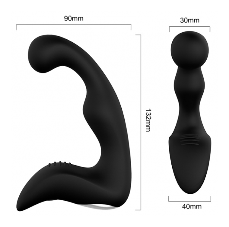 3 point massager black