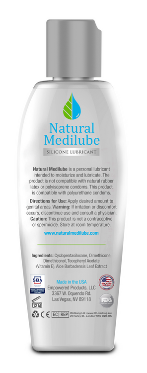 natural medilube silicone based 47 oz