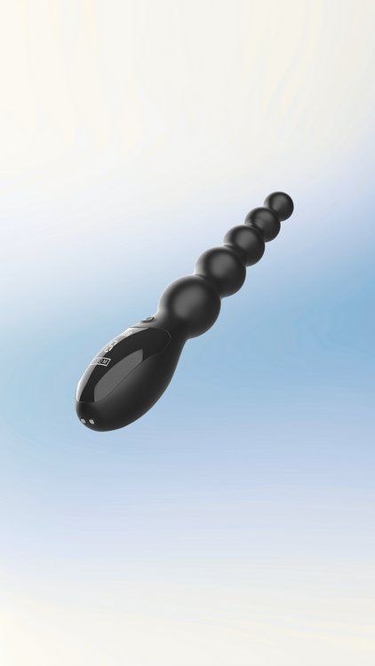 vibrating butt plug slippery bead
