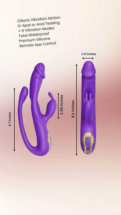 more sensation more control triple trouble vibrator