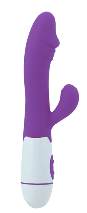 30 speed silicone g spot vibrator purple