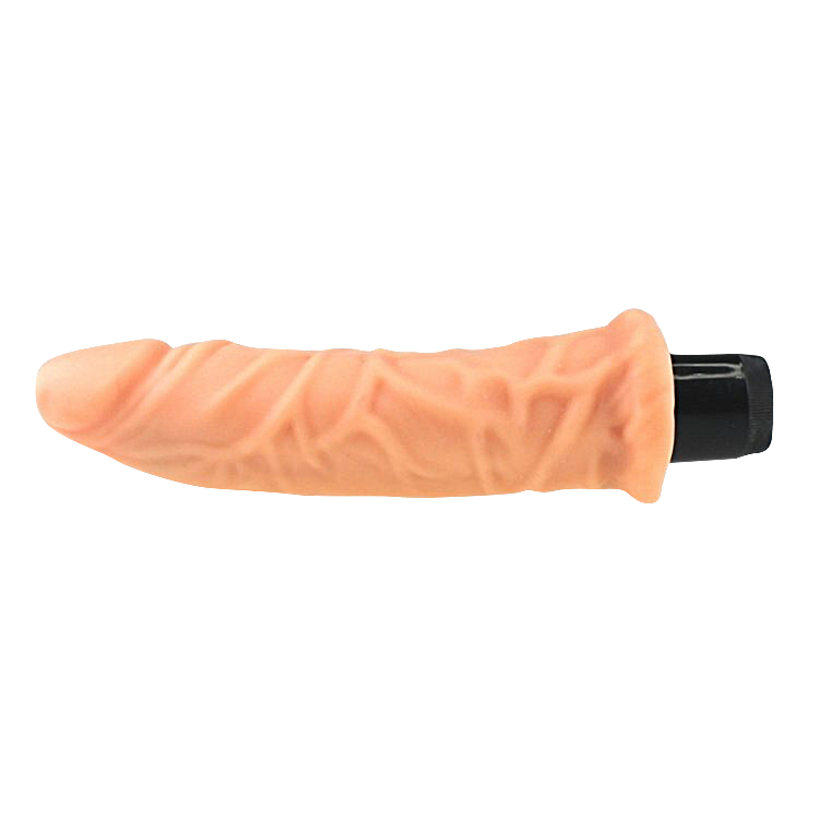 realistic dildo with vibration 77 inch flesh color