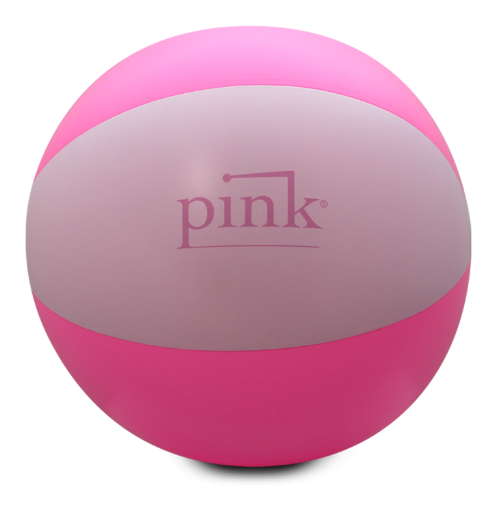 pink beach ball pink