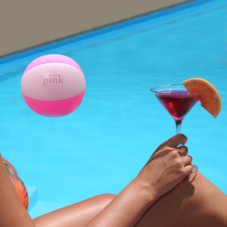 pink beach ball pink