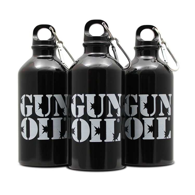 gun oil canister black