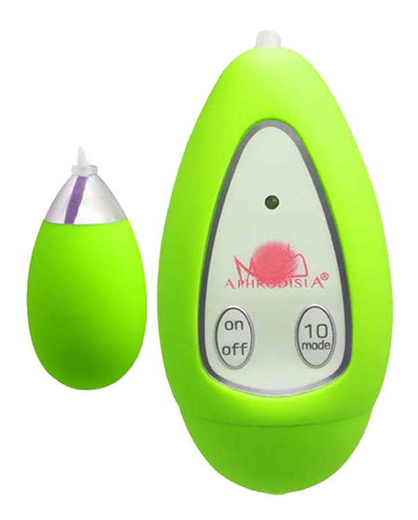 remote control egg vibrator green