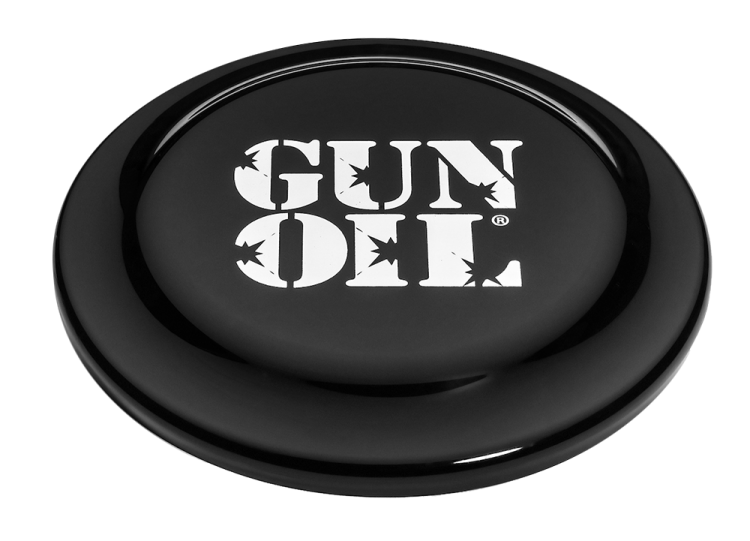 gun oil frisbee black