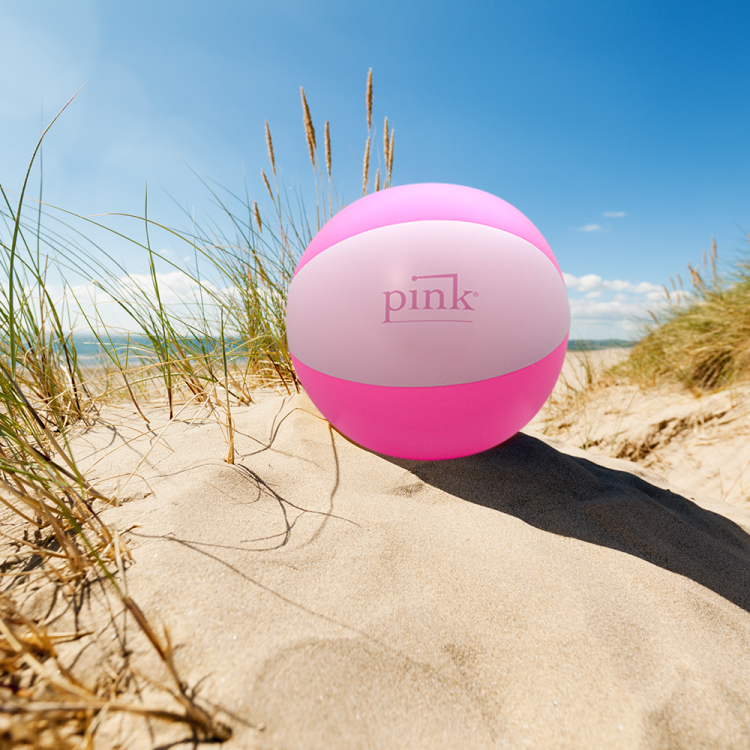 pink beach ball pink