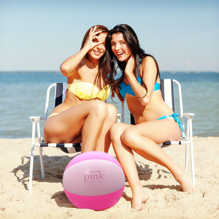 pink beach ball pink