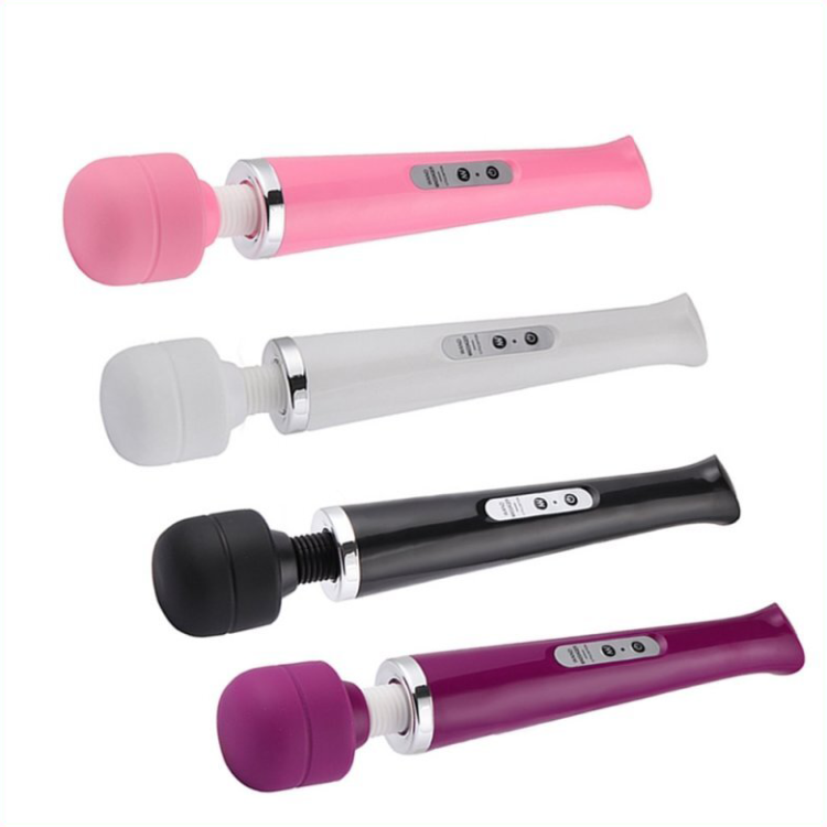rechargeable 10 speed magic wand massager black