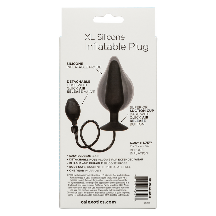 silicone inflatable plug xl