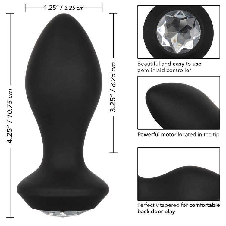 power gem vibrating crystal probe black