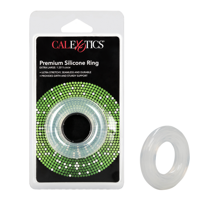 premium silicone cock ring xl clear