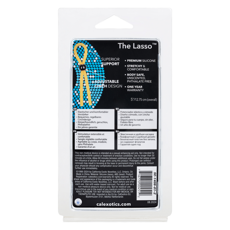 the lasso cock ring yellow