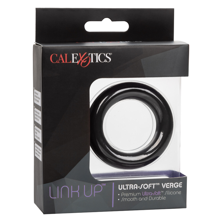 link up ultra soft verge cock ring black