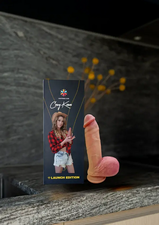 casey kisses signature dildo flesh
